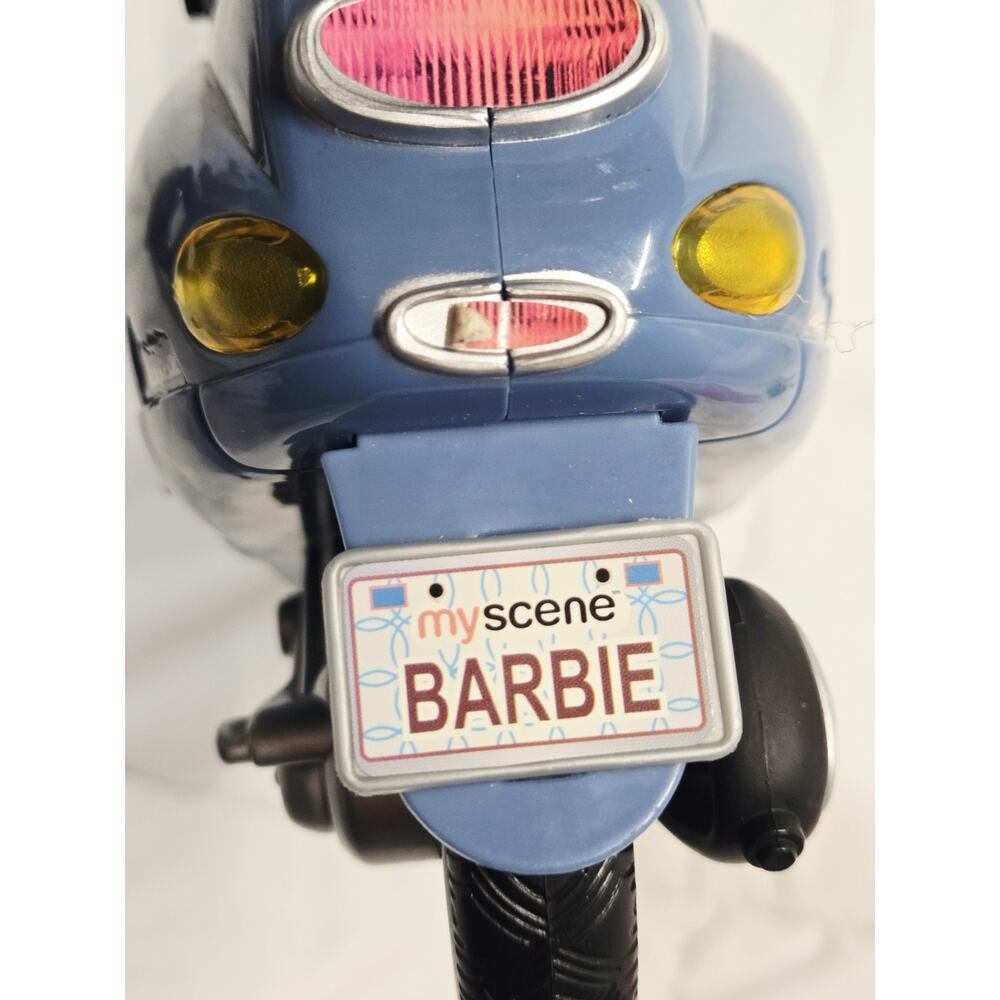 VTG Retired 2002 Barbie My Scene Blue Vespa Scooter Moped Mattel No Kickstand - Picture 7 of 11